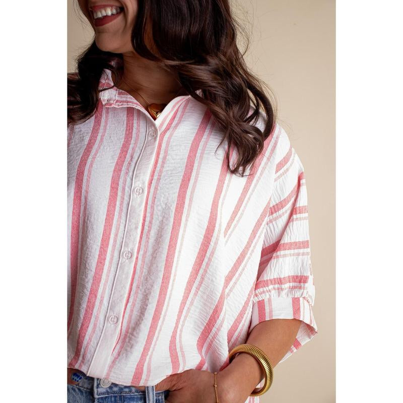 Pretty Please Button down Top