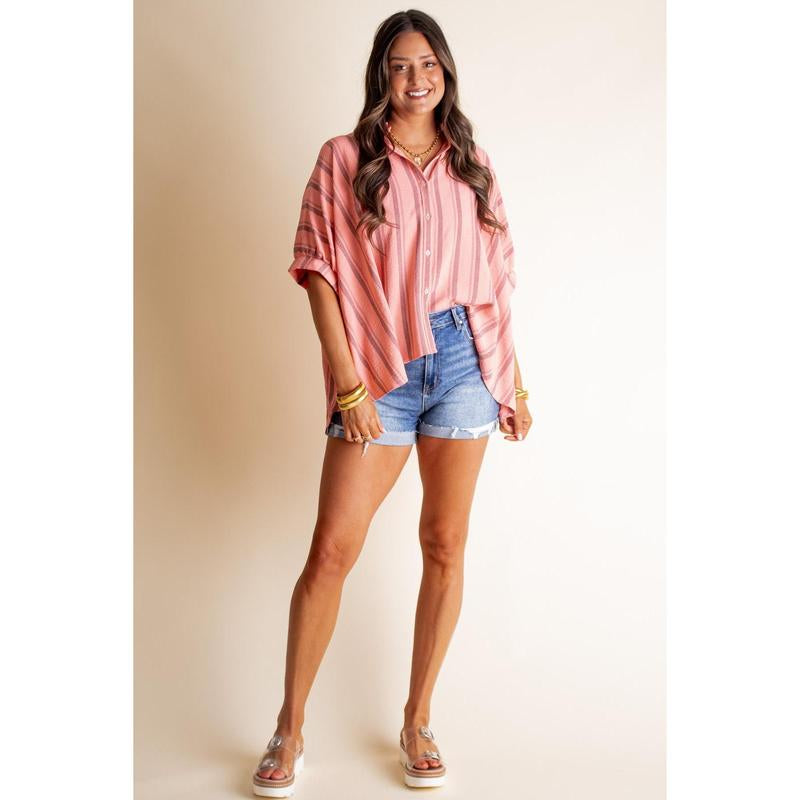 Pretty Please Button down Top