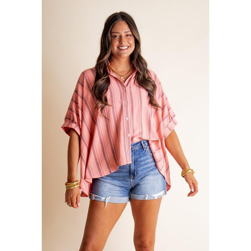 Pretty Please Button down Top