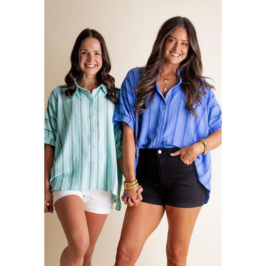 Pretty Please Button down Top